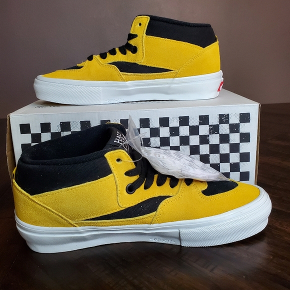 Vans Skate Half Cab Bruce Lee Black Yellow Men Size 6.5, equivalent to Women 8 - Picture 2 of 12